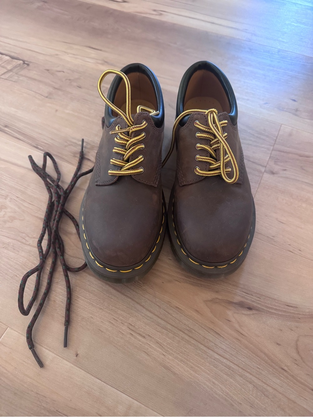 Dr. Martens Crazy Horse leather shoe